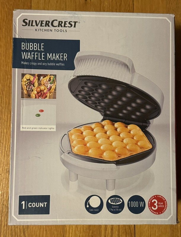 New In Box, Never Opened SilverCrest Bubble Waffle Maker