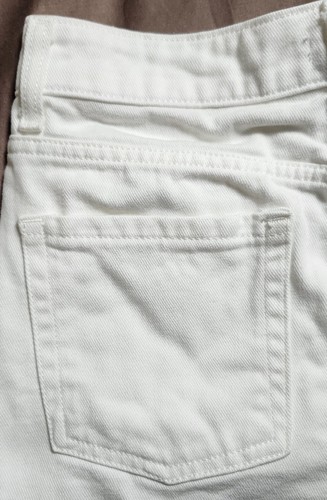 Roxy White Women's Shorts Size 27 Distressed 100% Cotton - Picture 12 of 23