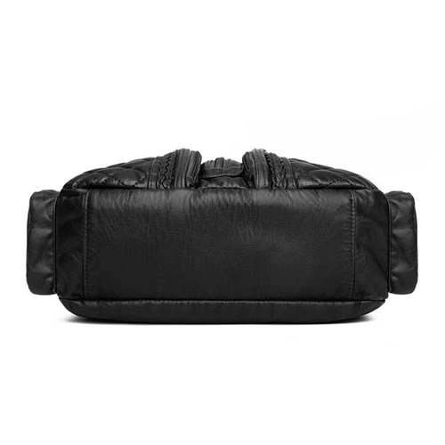 Damen Vintage PU Leder Handtaschen Schulter Geldbörsen Beuteltasche Tasche mit Schultergurt - Bild 13 von 24