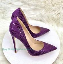8/10/12cm Super High Heel Pointed Toe Women High Heels Stiletto Party Pump Shoes