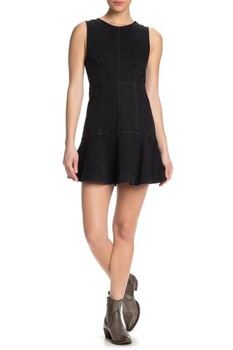 Alex Denim Mini Dress Washed 
