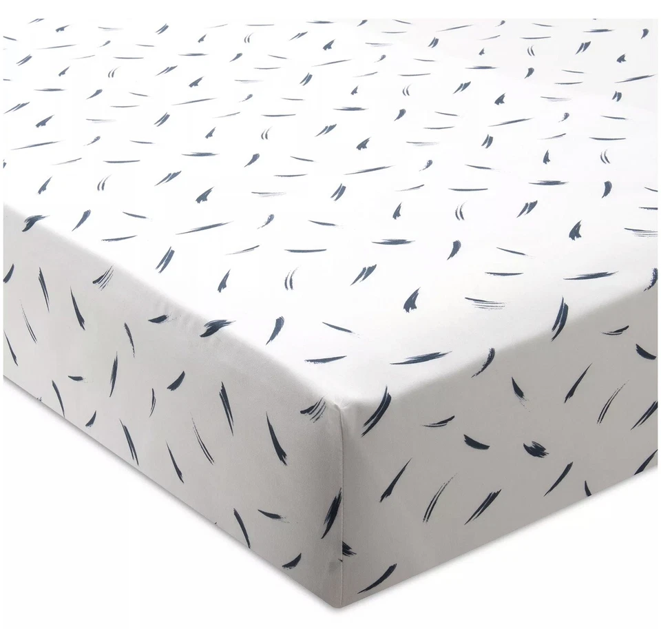 Juego de 2 sábanas planas y ajustables Anne De Solene Face A Face de algodón satén reina nuevo Foto 4 de 4