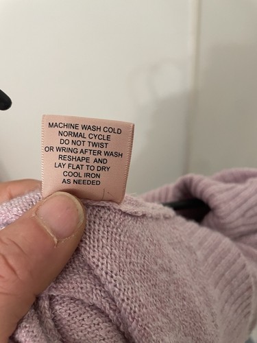 Maglione donna Philosophy viola collo cappuccio manica lunga 3XL - Foto 4 di 5