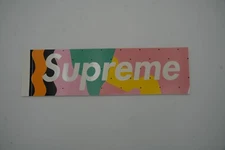 Supreme Mendini Box Logo Sticker Brand New 100% Authentic 2024 & FREE RAW PATCH