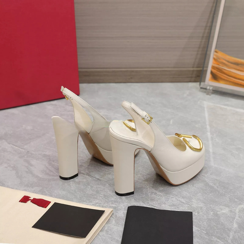 12cm thick heel 3cm platform Peep Toes leather sandals fashion women 2024 35-42 - Picture 4 of 4