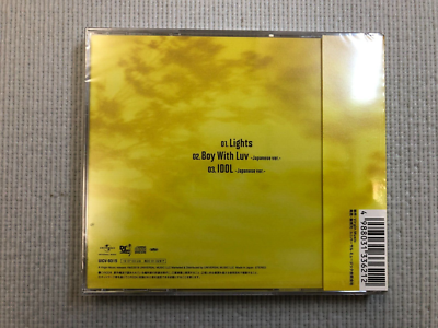 BTS Lights Boy With Luv Japanese Ver. First Limited C CD& Photo
