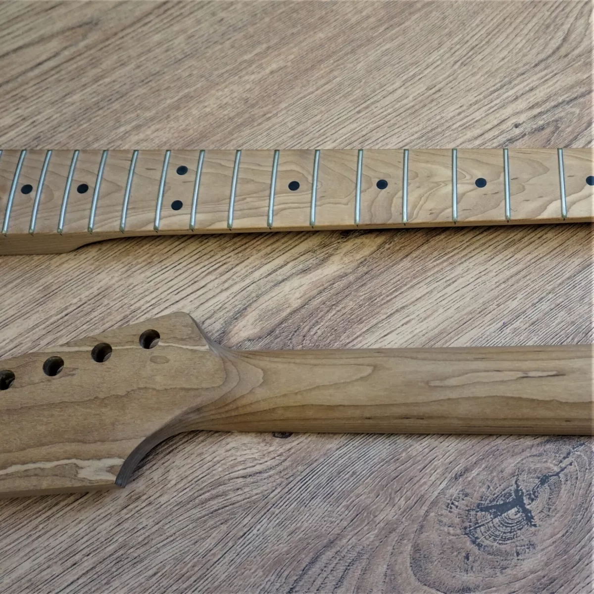 Unfinished roasted maple neck deals