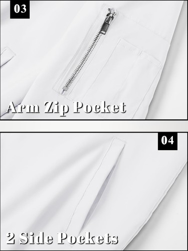 TACVASEN Mens Varsity Jacket Mens Jackets Fashion Trendy Mens Bomber Jackets wit - Picture 3 of 7