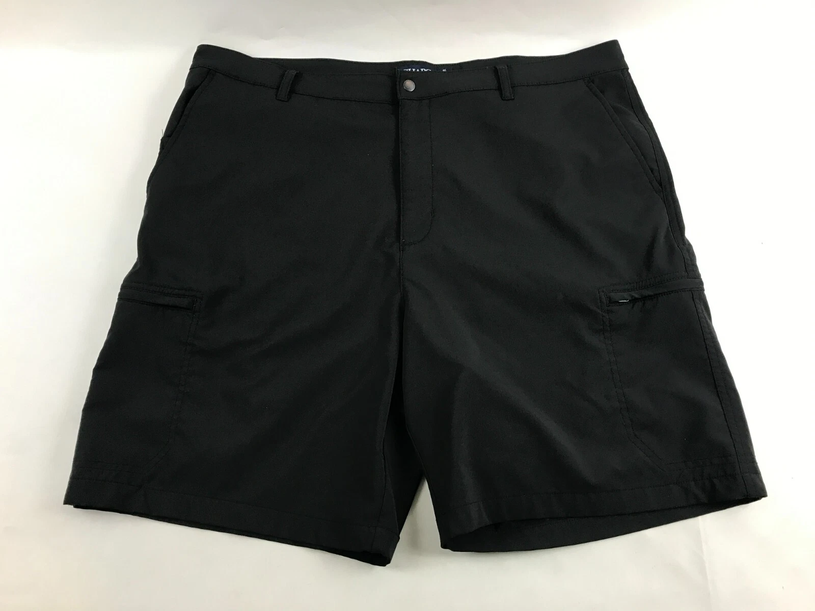 Chaps Cargo Shorts, Men's Size 40, Black, Golf, Dress Shorts