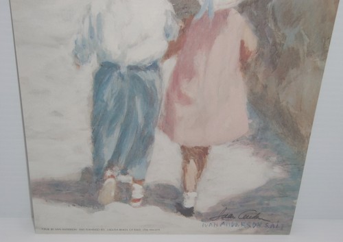 Vintage Rare Signed Print by Ivan Anderson "Secrets" - Picture 7 of 15