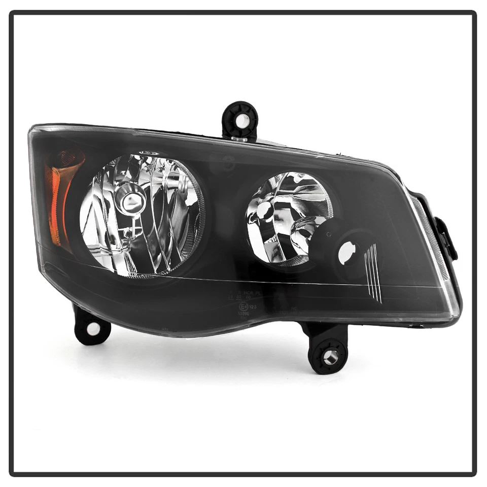 2008-2016 Chrysler Town & Country 11-17 Dodge Grand Caravan Headlights Headlamps - Imagem 2 de 4