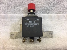 NKK Mini Push Button Switch ON - ON WB-12 6a125v3a250vac w/mount bracket (1291)