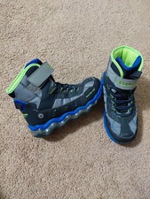 Skechers 5-Lights Winter Boots Turbo Water Resistant Lighted Boys Size 1