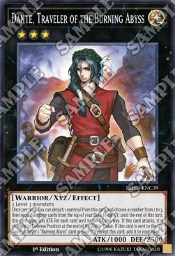 YuGiOh Dante, Traveler of the Burning Abyss LEHD-ENC39 Common Englisch Neu 1st