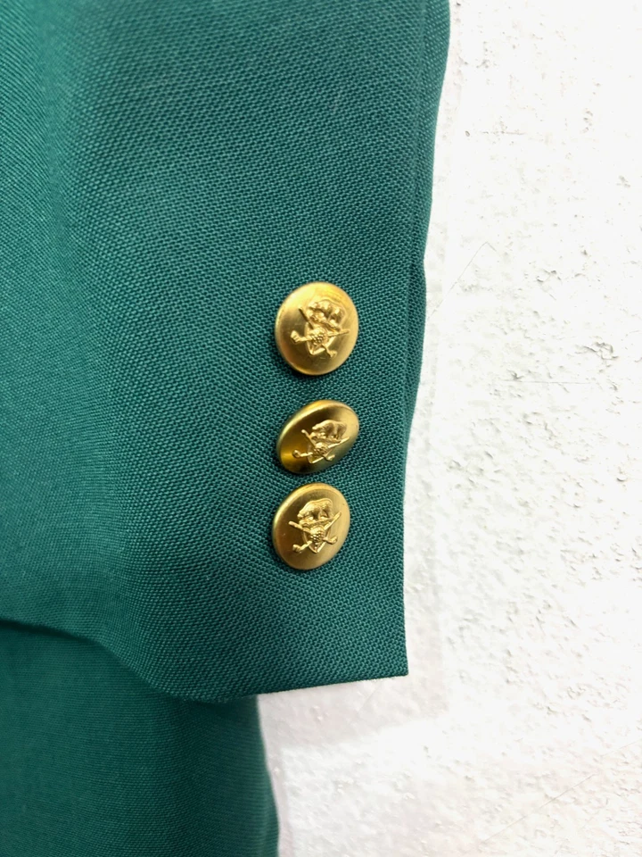 Chaqueta Blazer Jack Nicklaus 50L Masters Verde Traje Deportivo Abrigo Golf Botones Dorados Foto 3 de 4