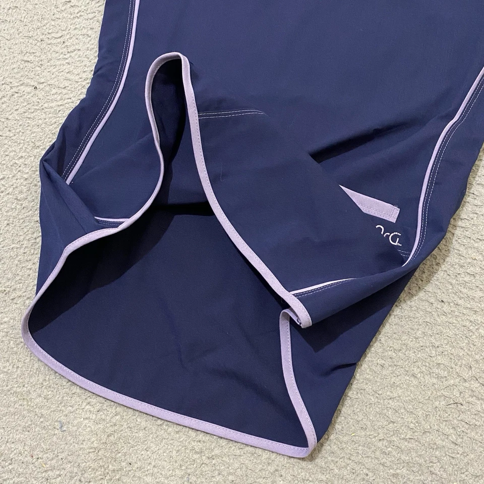 NRG by Barco Scrub Top Womens XS Indigo Wisteria 3 Pocket Squared V Neck NEW - Image 4 of 4