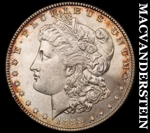 1888 Silver Morgan Dollar - Choice Gem Brilliant Unc+++  Lustrous  #i7091