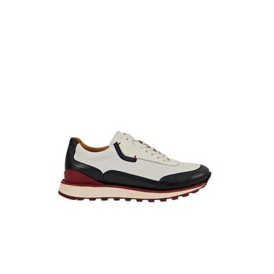 1200$ TESTONI ''Moena'' SlipOn Sneaker Nabuk Calf + Deerskin  8 UK / 9  US / 42 IT
