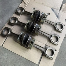 OEM BMW E90 E91 E92 E93 E88 N52 Engine Pistons Connecting Rods 2006 325i Set
