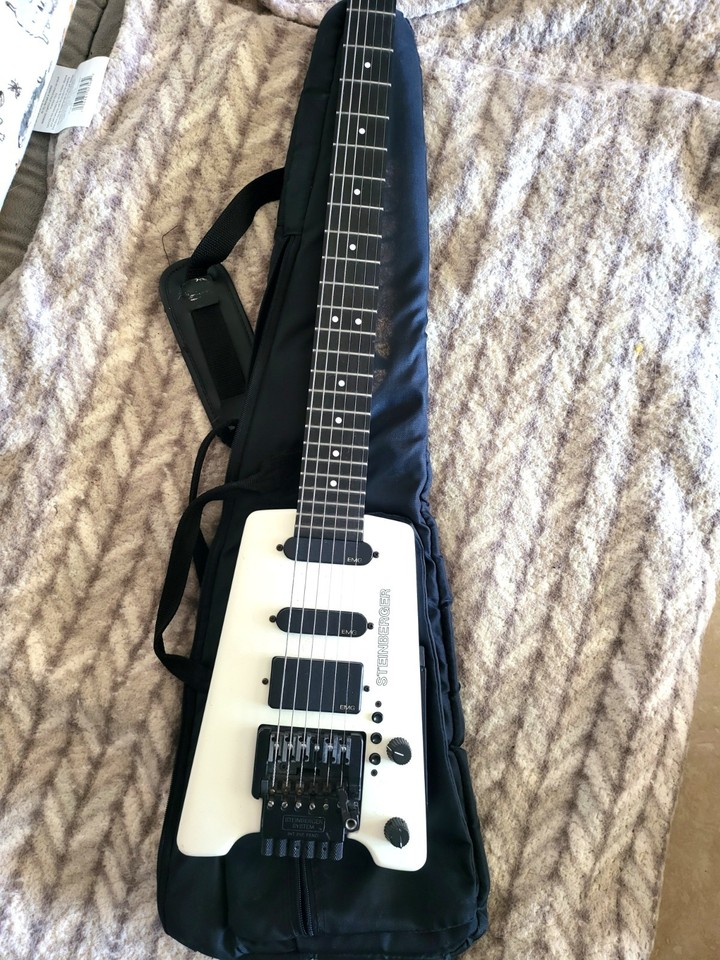 View of RARE vintage STEINBERGER - PUSH BUTTON Selector - Active EMG pickups ...