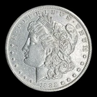 1885-0 Morgan Silver Dollar, AU+