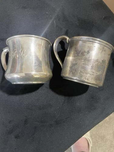 Sterling Silver Mixed Lot Gorham Small Handle Cups 117g Scrap Silver Or Use