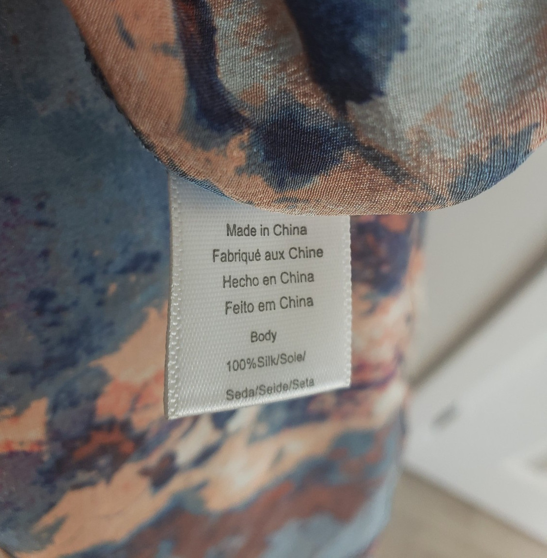 Piperlime Collection 100% Silk Drawstring Shirt D… - image 7