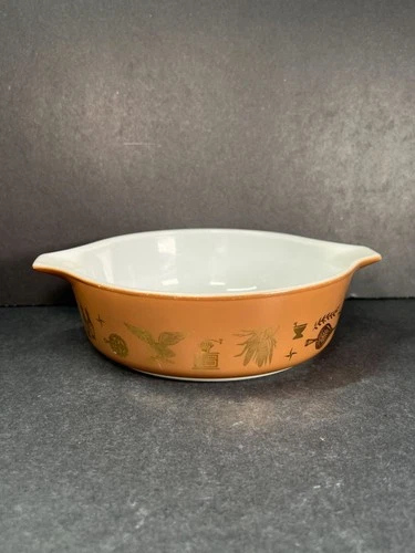 Vintage PYREX “Early American” #471 1 pt Cinderella Casserole Dish