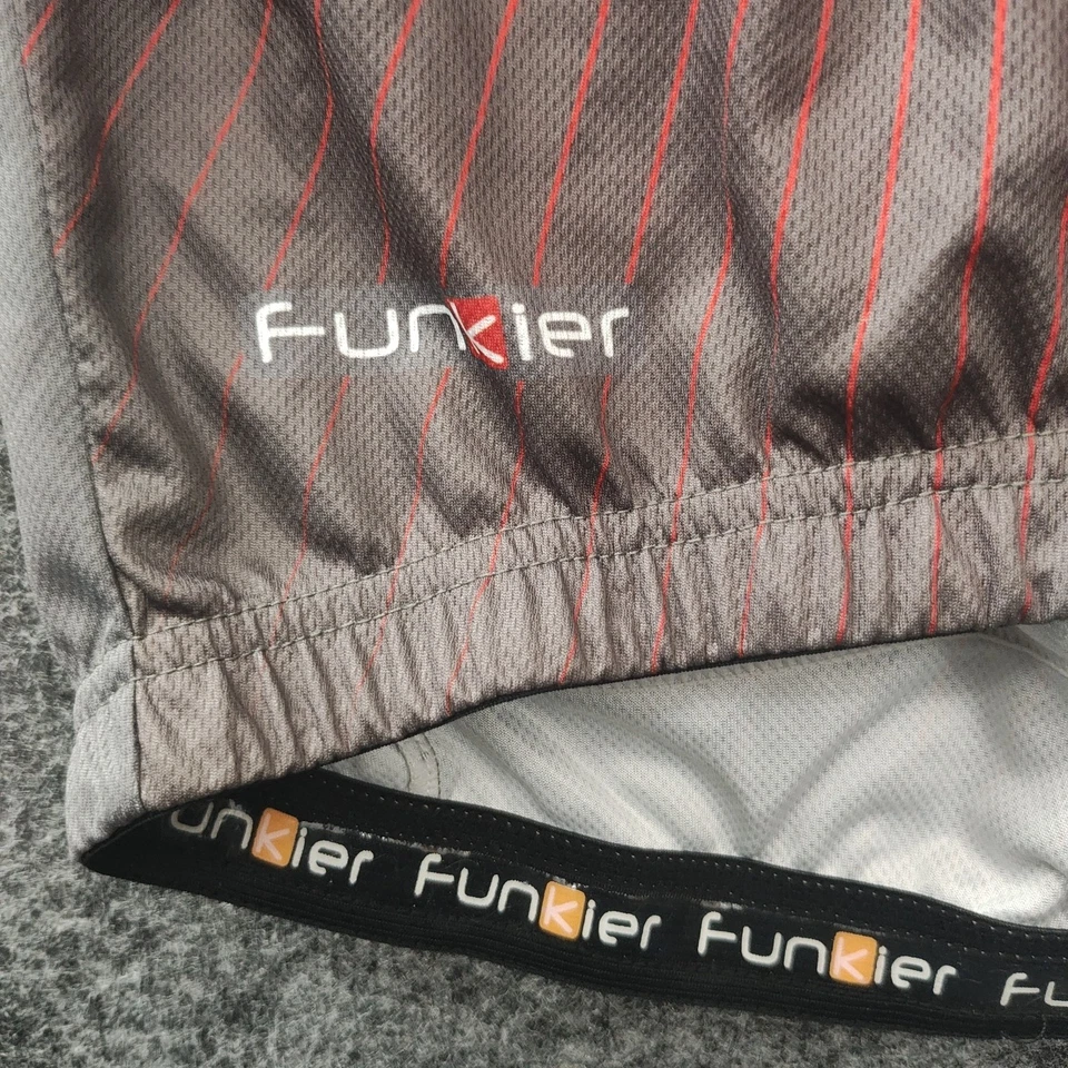 Camiseta de ciclismo Funkier para hombre XL multicolor cremallera completa manga corta cremallera trasera Foto 2 de 4