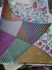 Original Artwork "Check√ (squared)" 