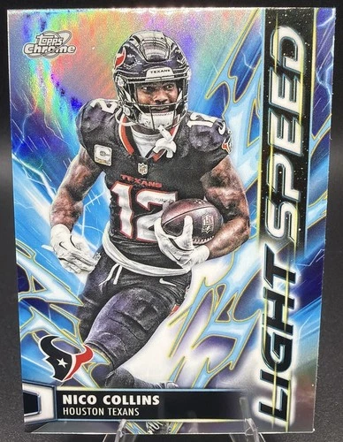 2025 Topps Cosmic Chrome Nico Collins Base (RAW)