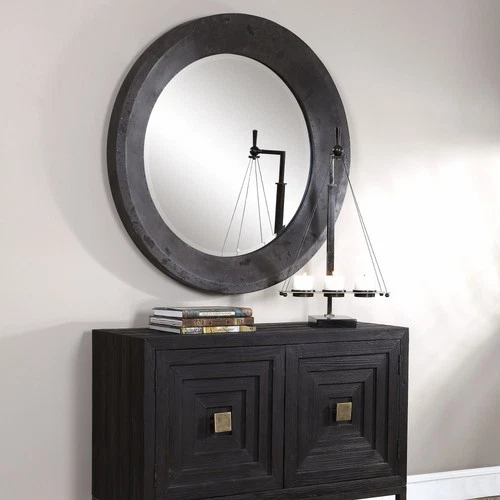 Uttermost - Mirror - Mirrors - Frazier - 40 inch Round Industrial Mirror - Picture 4 of 4