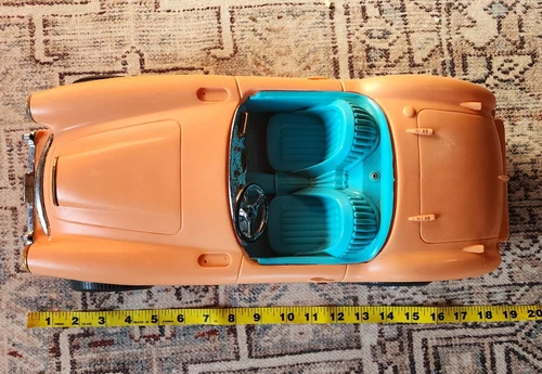 Vintage 1962 Barbie 18” Austin Healey Irwin Mattel Convertible 1st Car