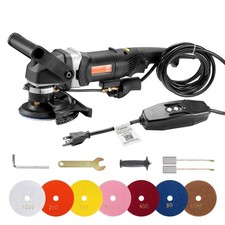Uimoso Wet Stone Polisher 4-inch 800w Electric Concrete Polisher 6 Speed 7 Pads Uimoso Wet Stone Polisher 4-inch 800w Electric Concrete Polisher 6 Speed 7 Pads