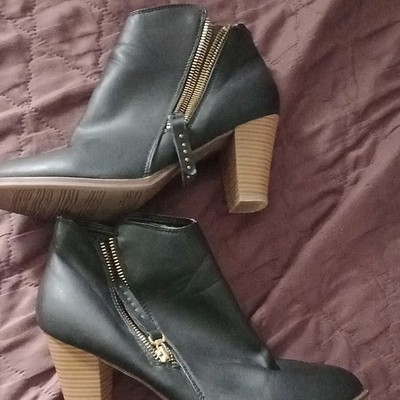 Görtz 17 Damen Stiefelette Leder Schwarz EU 41 Reißverschluss Blockabsatz