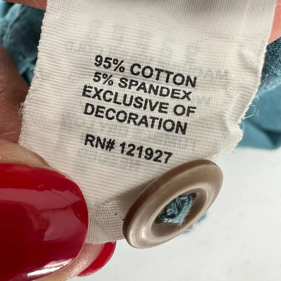 Johnnie-O Boys 7 Hangin' Out Long Sleeve Polo Shirt Blue Cotton Stretch Preppy - Image 4 of 4