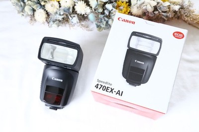 Getestet [fast neuwertig in Box, Hülle] Canon Speedlite 470EX-AI automatische...
