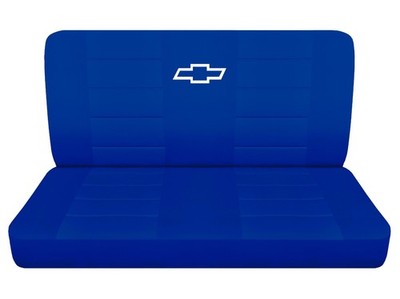 Front bench seat covers w/design Fits 1961 to 1986 Chevy C/K 10-20 pickup/truck