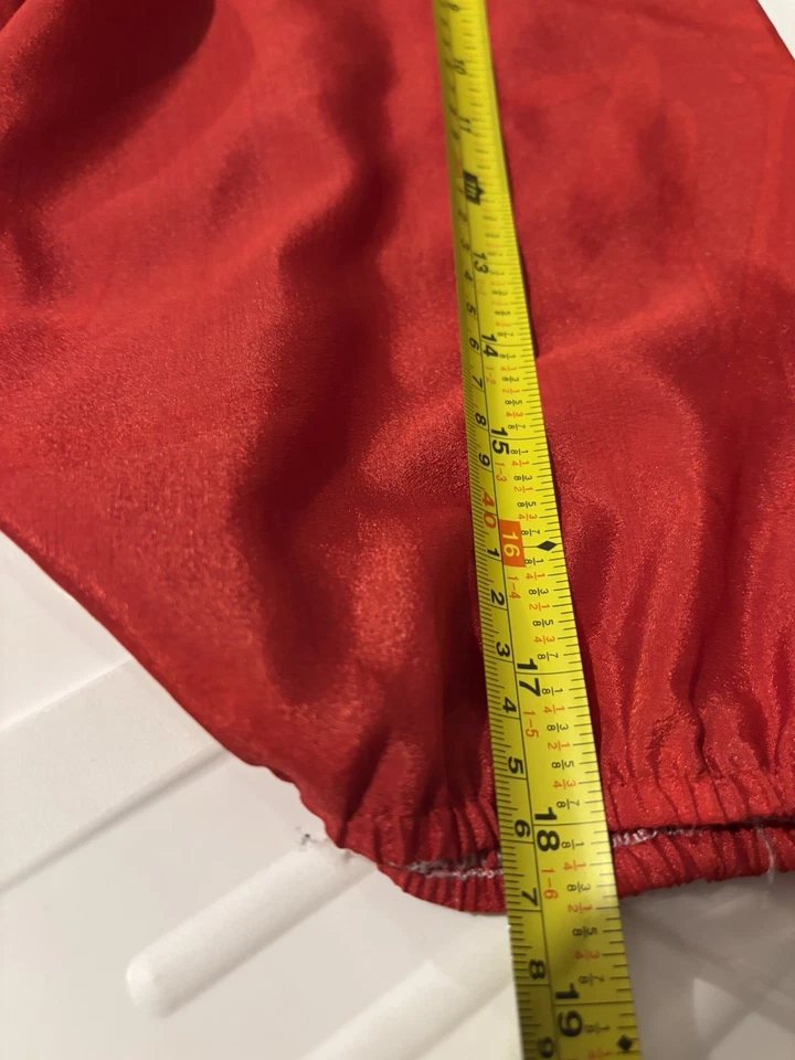 Vestido Mumu Hawaiano Vintage Años 70 Liberty House Talla M Rojo Satinado Floral Hawaiano Midi Foto 3 de 4