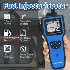 Universal Fuel Injector Tester Cleaner & Adapter DIY Cleaning Tools Kit Set