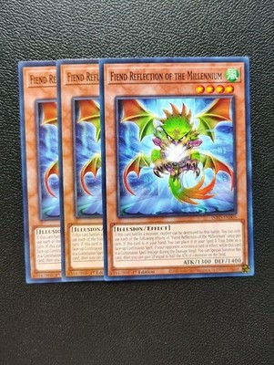 Yu-Gi-Oh - Fiend Reflection Of The Millennium  3X - Full Playset