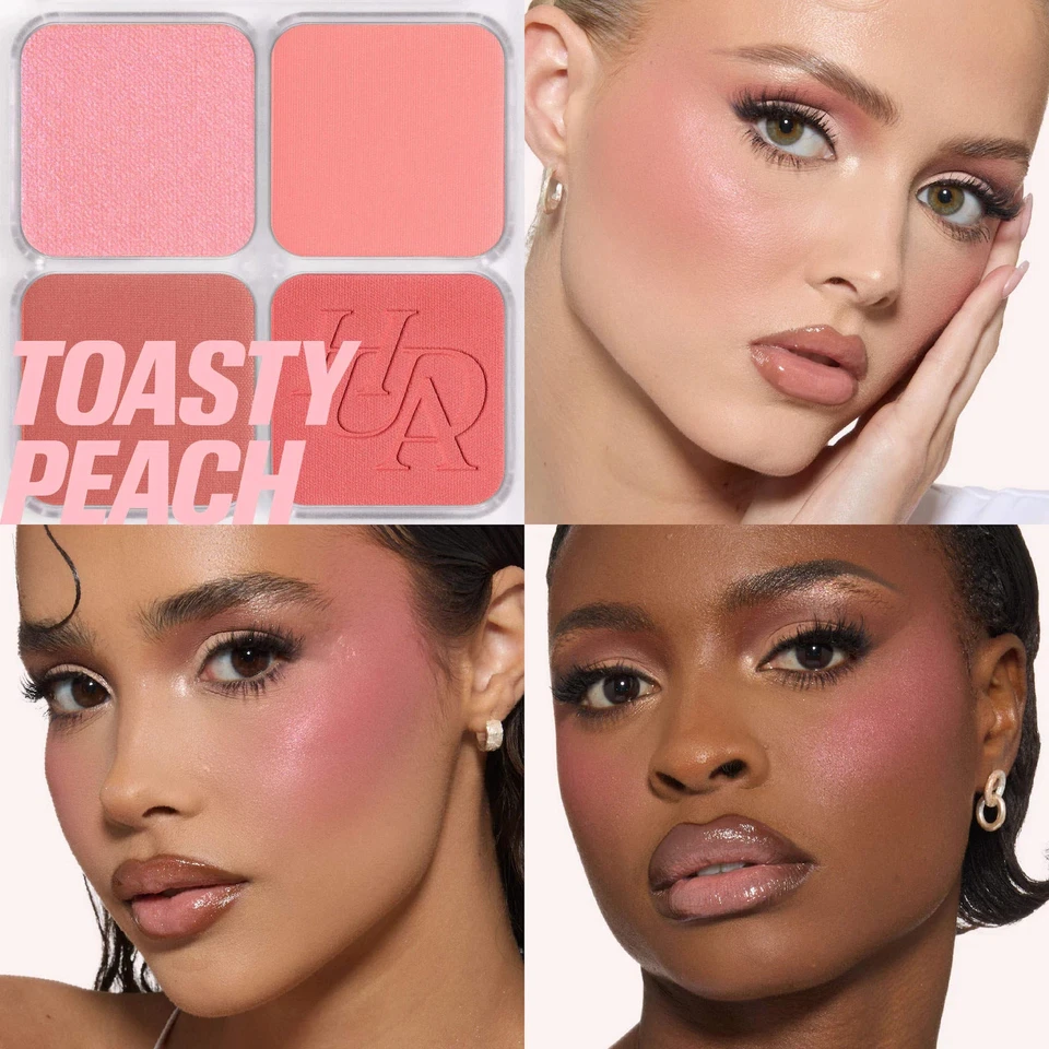 HUDA BEAUTY Blush Filter Blurring Blushlighters Palette Toasty Peach AUTHENTIC - Image 2 of 4