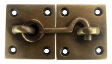 Antique Style Cabin Door Gate Hook with Back Plates by Nesha