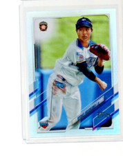 2021 Topps NPB #91 Ryohei Hosokawa RC Hokkaido Nippon-Ham Rainbow Foil /150