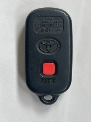 1999-2003 Toyota Sienna Key Fob Remote - 4 Button OEM Style, FCC GQ43VT14T, Used 4 thumbnail image