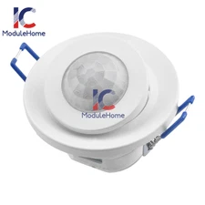 AC220-240V PIR Motion Sensor Detection Embedded Rotary 360° Motion Sensor-