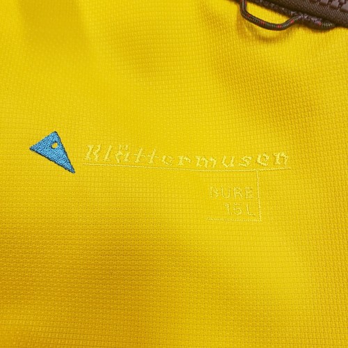 Klattermusen Bure 15L Backpack Yellow Climbing Outdoors Hiking - Picture 6 of 11