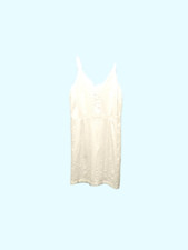OLD NAVY Womens Size 14 White Eyelet Vneck Sundress Summer Cotton Cottagecore