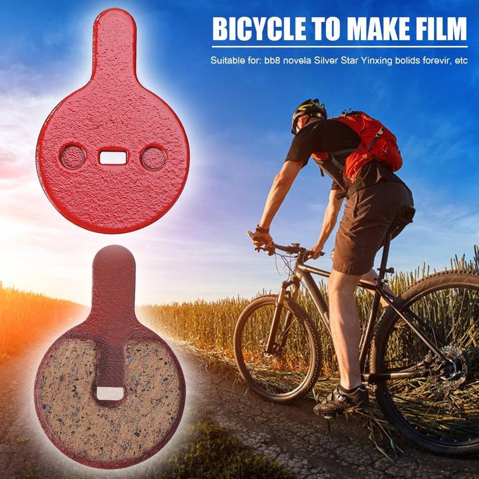  1 Pair Bike Brake Pads Resin SemiMetallic Bicycle Cycling Braking