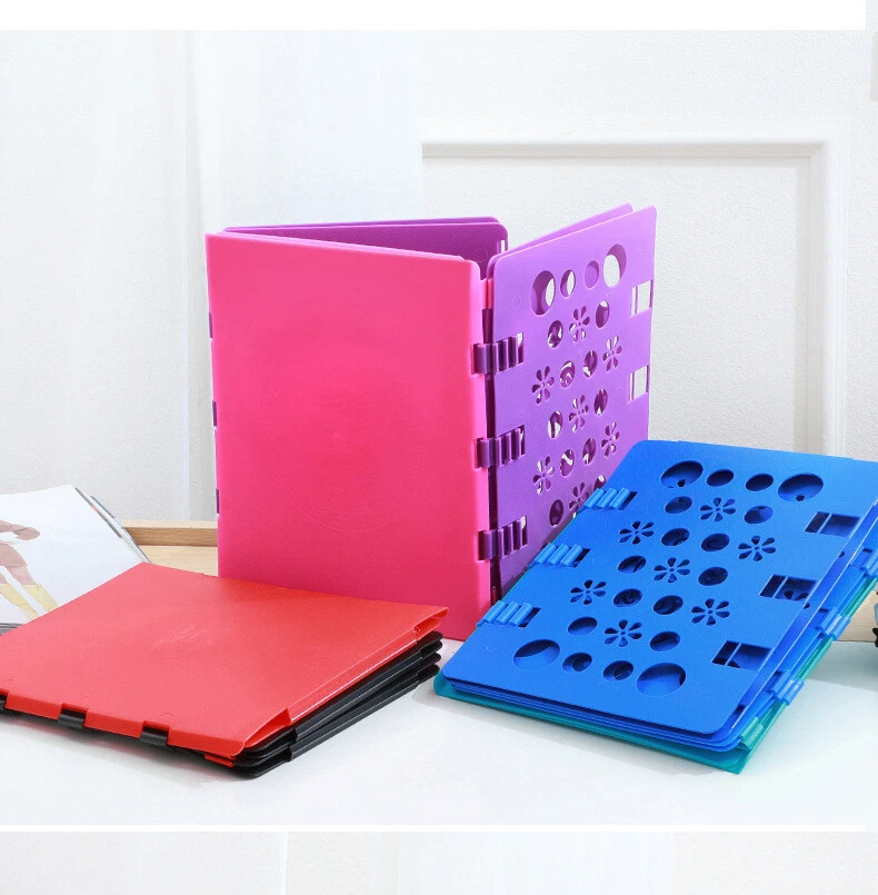 RHP Verstellbar Faltbrett Falthilfe für Wäsche Kleidung T Shirt Falten 3 Farben - Bild 2 von 4